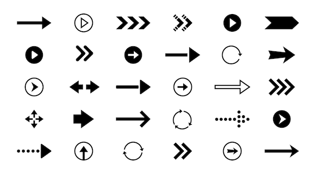 Simplificar - ícones de setas grátis