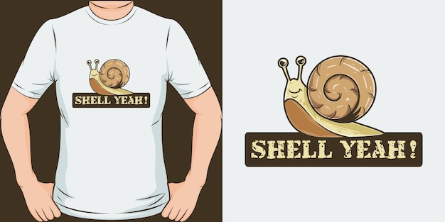 Shell sim. design exclusivo e moderno de camisetas