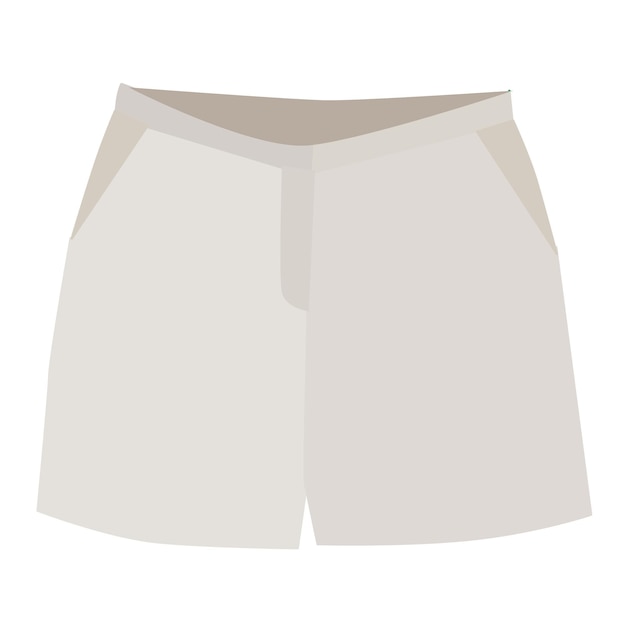 Vetor shorts femininos isolados