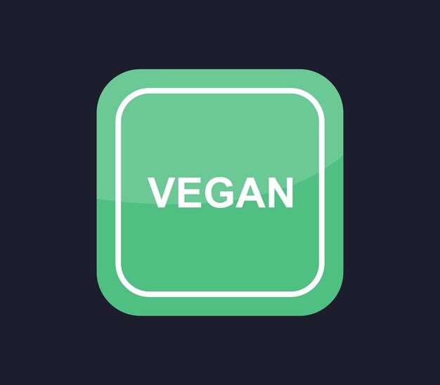 Vetor signo vegano