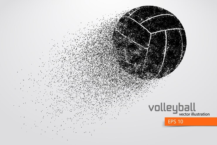 Silhueta de bola de vôlei