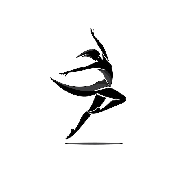 Silhueta de Dança Dinâmica