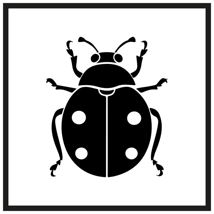 Vetor silhueta de mariposa clipart preto e branco