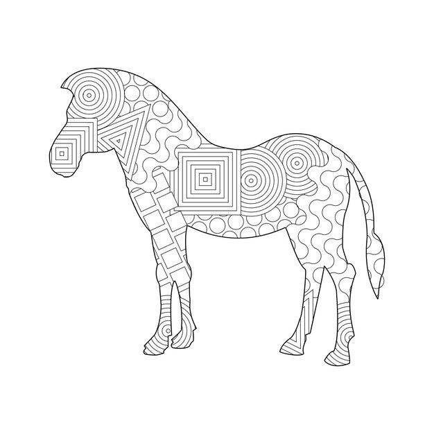 Aprenda a desenhar um cavalo em lápis colorido