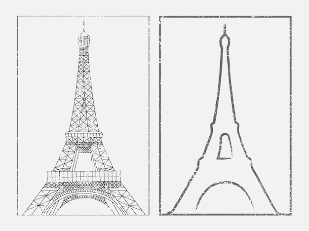 Torre eiffel desenho, Molde torre eiffel, Imagens da torre eiffel