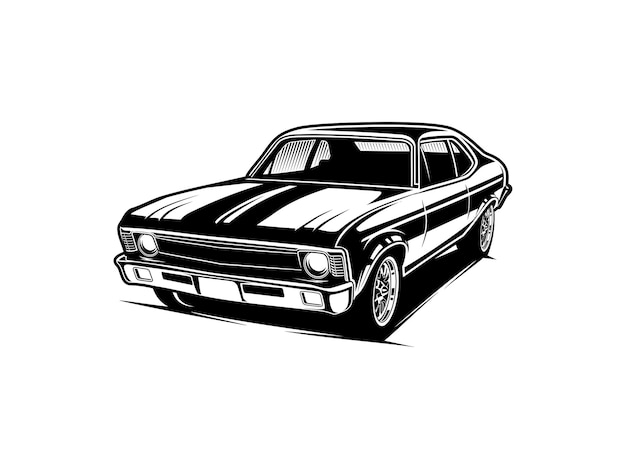 silhueta do carro ou preto e branco
