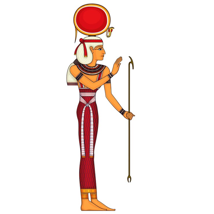 Vetor símbolo antigo egípcioreligion iconegypt deiteisculturedesign element