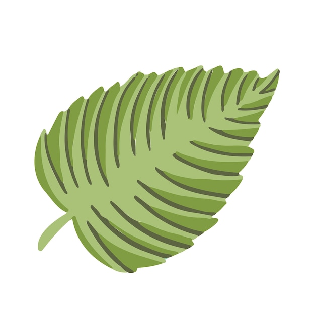 Símbolo colorido da ilustração do desenho da árvore da planta da folha