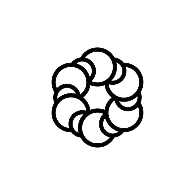 Símbolo da trufa logotipo do cardano ícone da trufa