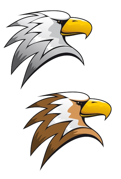 Símbolo de águia dos desenhos animados isolado