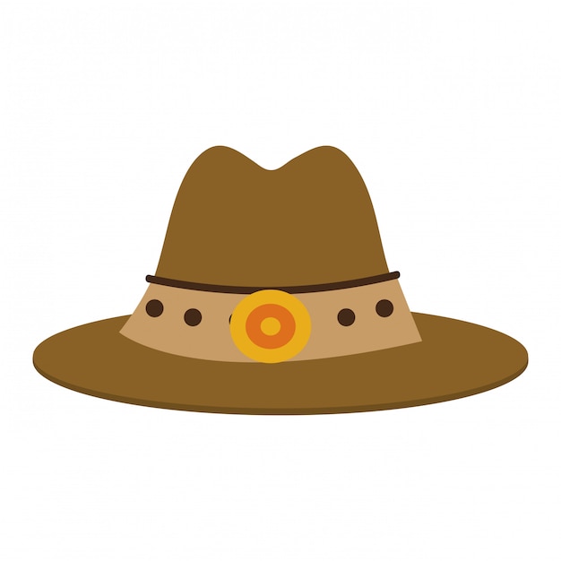 Símbolo de chapéu de cowboy