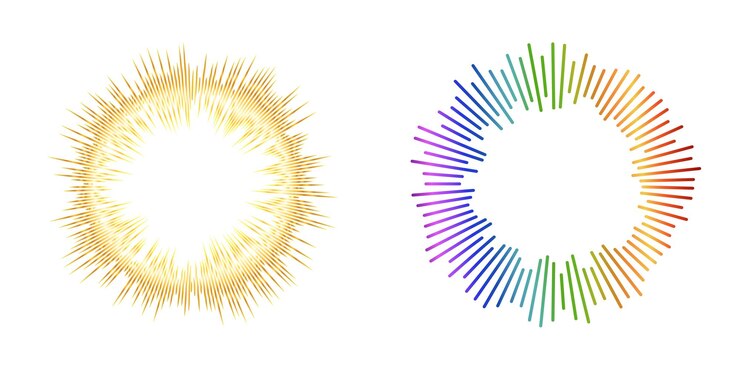 Vetor símbolo de elementos de design definido padrão de círculo de ponto de quadro de meio-tom editável em fundo branco ilustração vetorial eps 10 quadro com pontos aleatórios pretos ícone de borda redonda usando texto de pontos de círculo de meio-tom