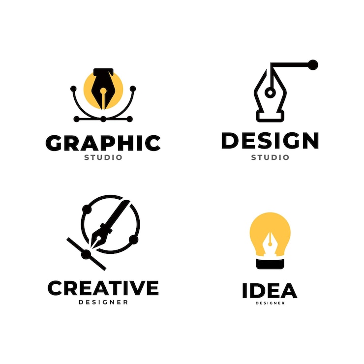 Vetor símbolo de ilustração vetorial de design plano ícone pentool