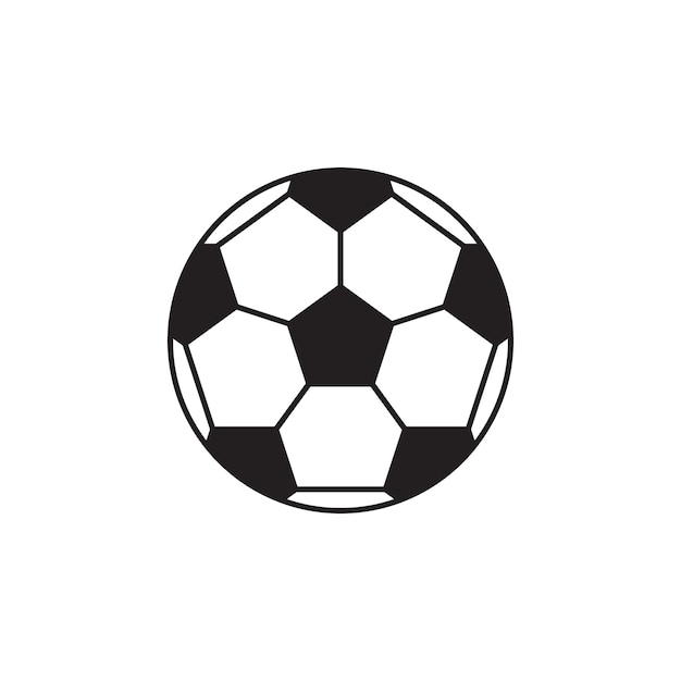 Linha ícone Do Vetor Do Logotipo Da Bola Do Esporte Do Futebol Do