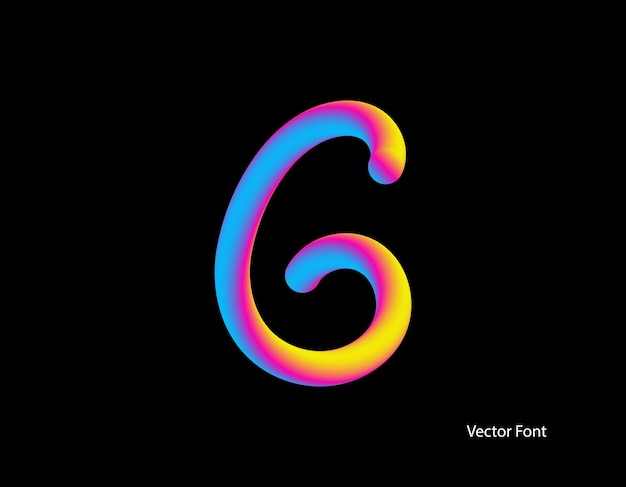 Símbolo de logotipo de linha de mistura de letras abstratas de vetor