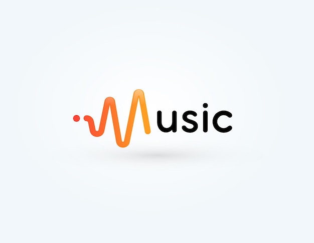 Símbolo de onda sonora do logotipo da onda de rádio