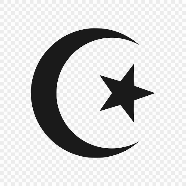 Símbolo do islã isolado
