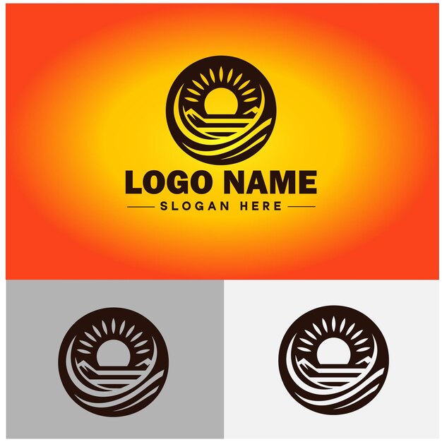 Vetor símbolos de logotipo de floco de neve para aplicativos móveis e design de sites