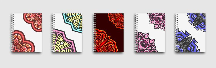 Vetor simple modern covers template design set de eps vetoriais de mandala mínimos