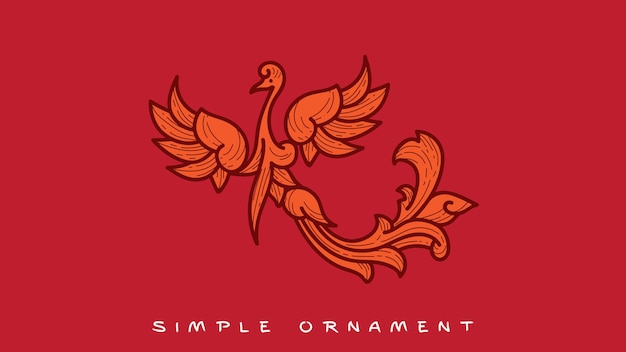 Simple Ornamen Phoenix