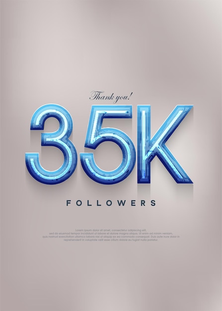 Simples e moderno obrigado 35 mil seguidores