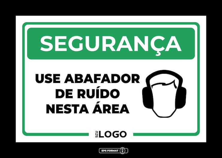 Vetor sinais de redução de ruído