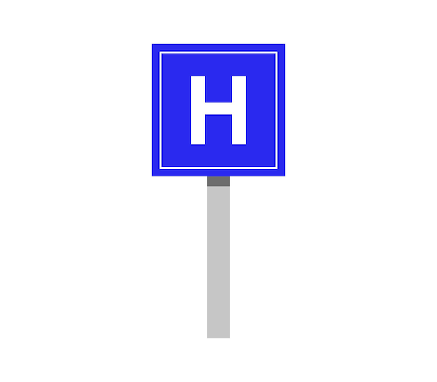sinal do hospital