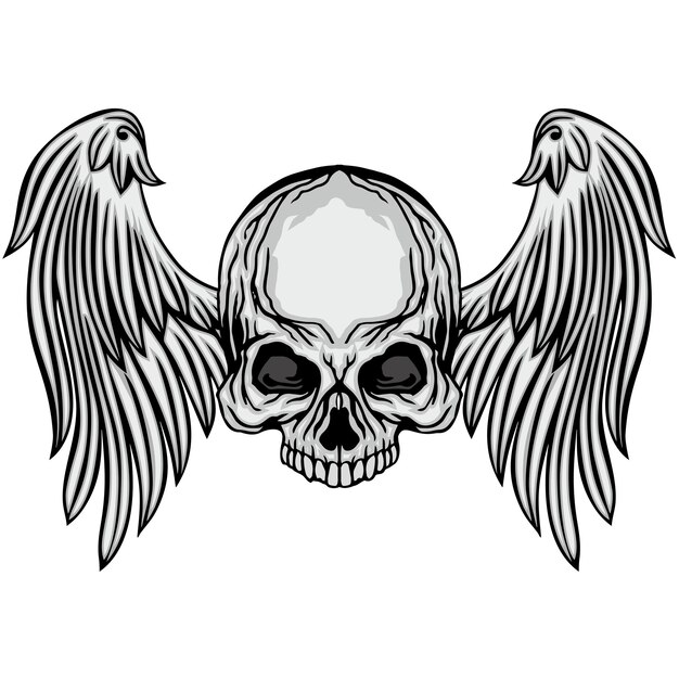 Sinal gótico com camisetas de design vintage grunge de caveira