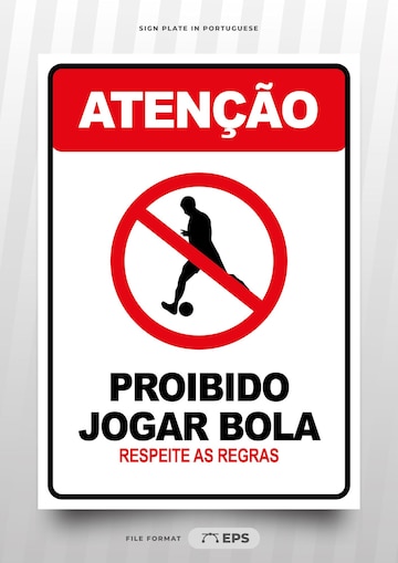 Proibido jogar bola