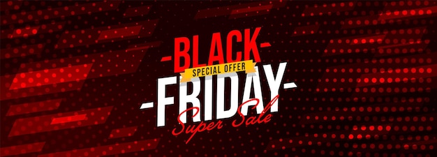 Site de cabeçalho de pôster de banner de super oferta da black friday