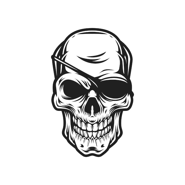 Skull Mascot Design