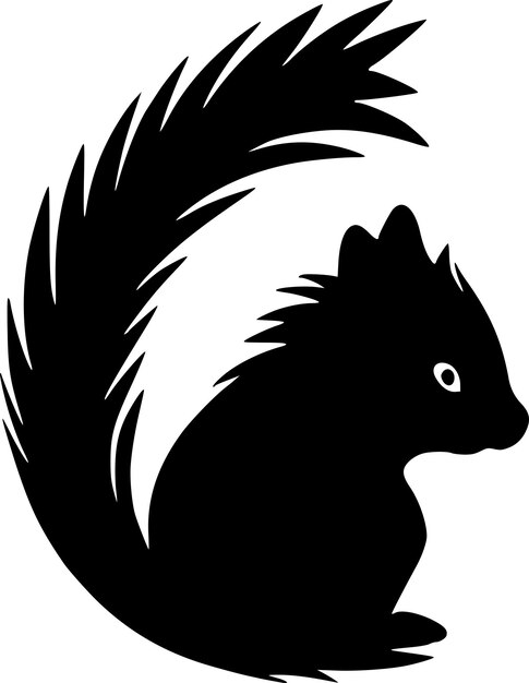 Vetor skunk logo vector de alta qualidade ilustração vetorial ideal para gráficos de t-shirts