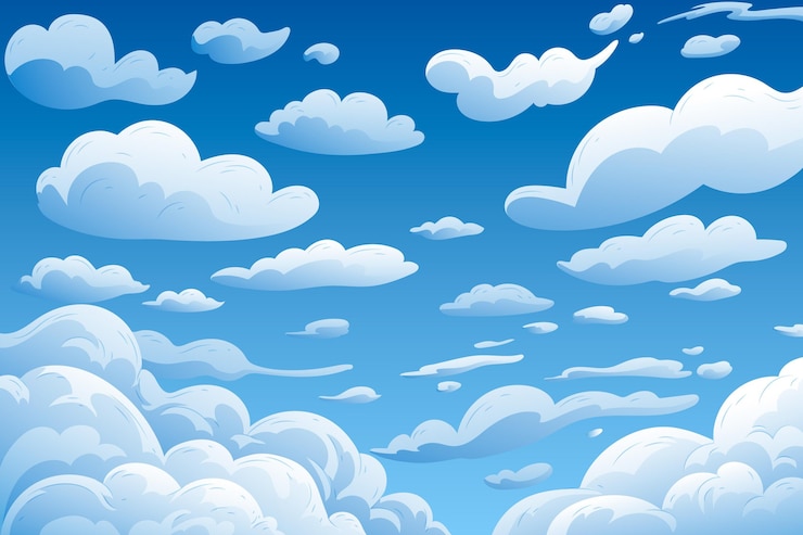 Vetor sky - plano de fundo para videoconferência