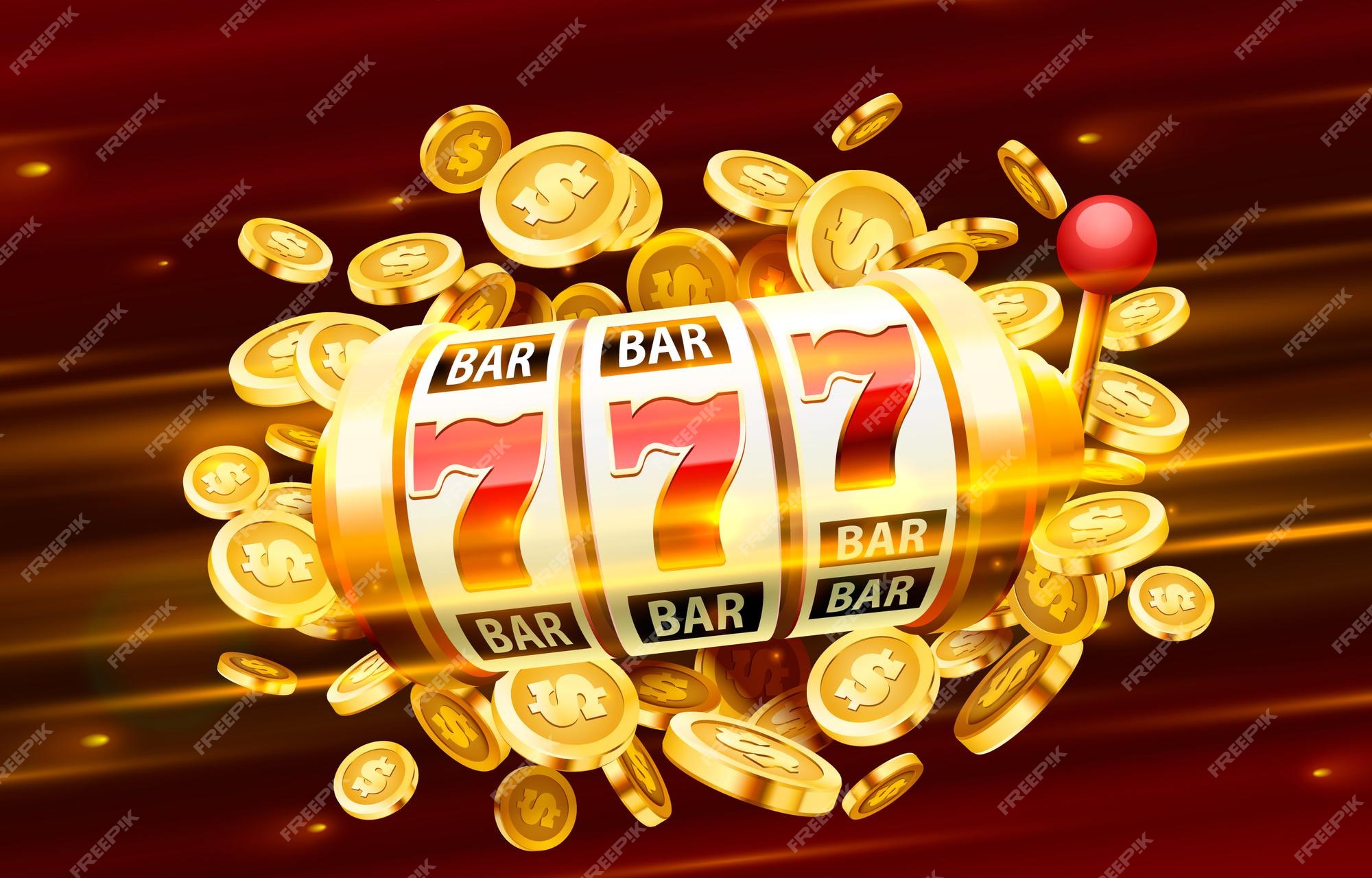 Casino online jogar agora caça-níqueis moedas de ouro, máquina de sinal de  caça-níqueis casino, jackpot noite Vegas. Vetor imagem vetorial de  hobbit_art© 404157088