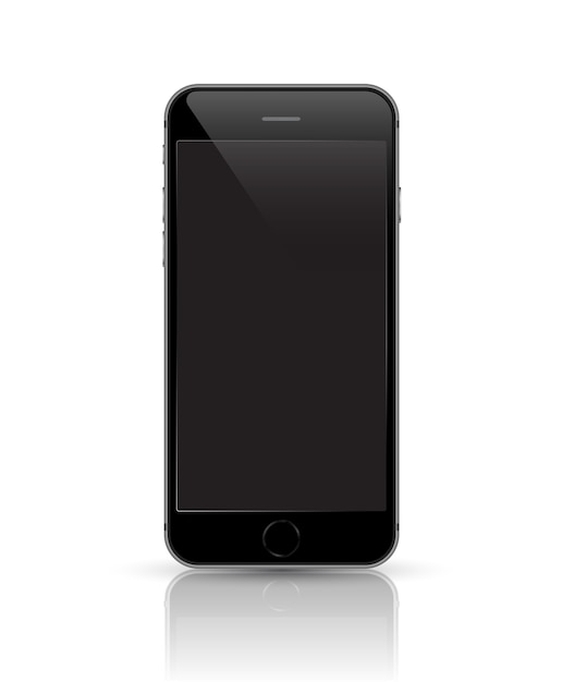 Smartphone maquete preta