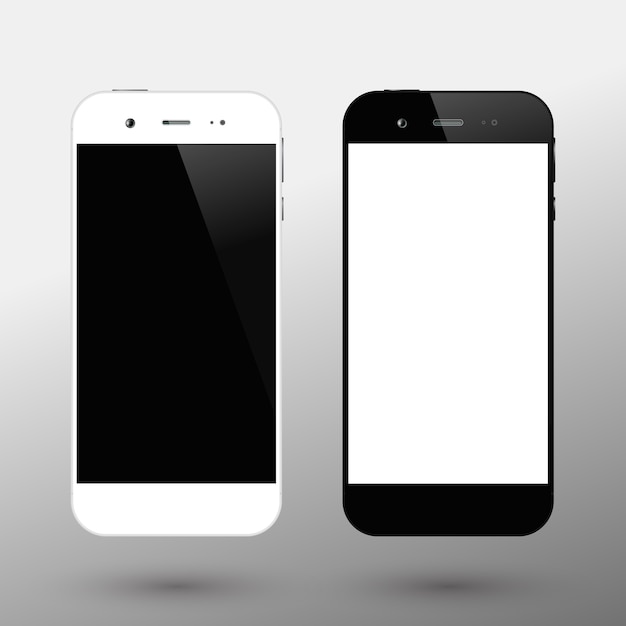Smartphones preto e branco