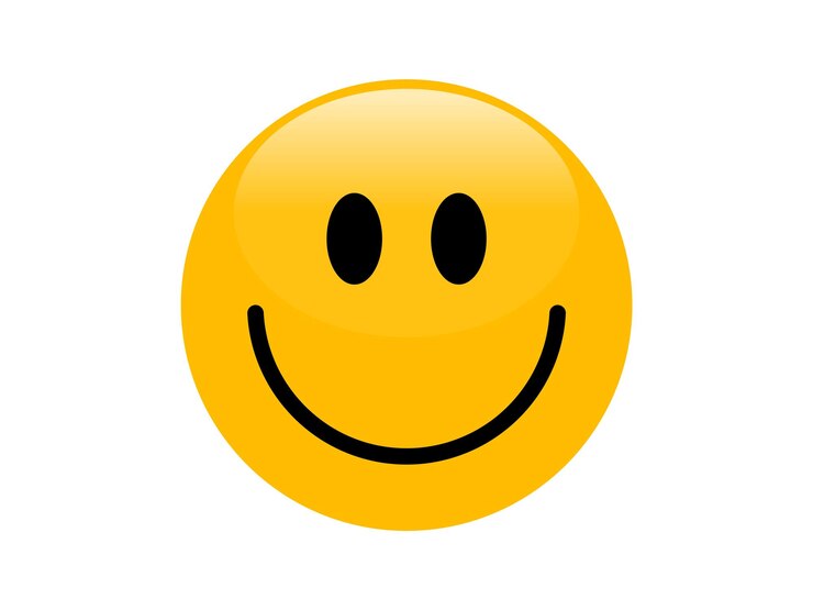 Vetor smiley emote ícone de rosto sorridente signo de sorriso bonito símbolo de emoção feliz símbol de emoticon signo de símbolo vetor