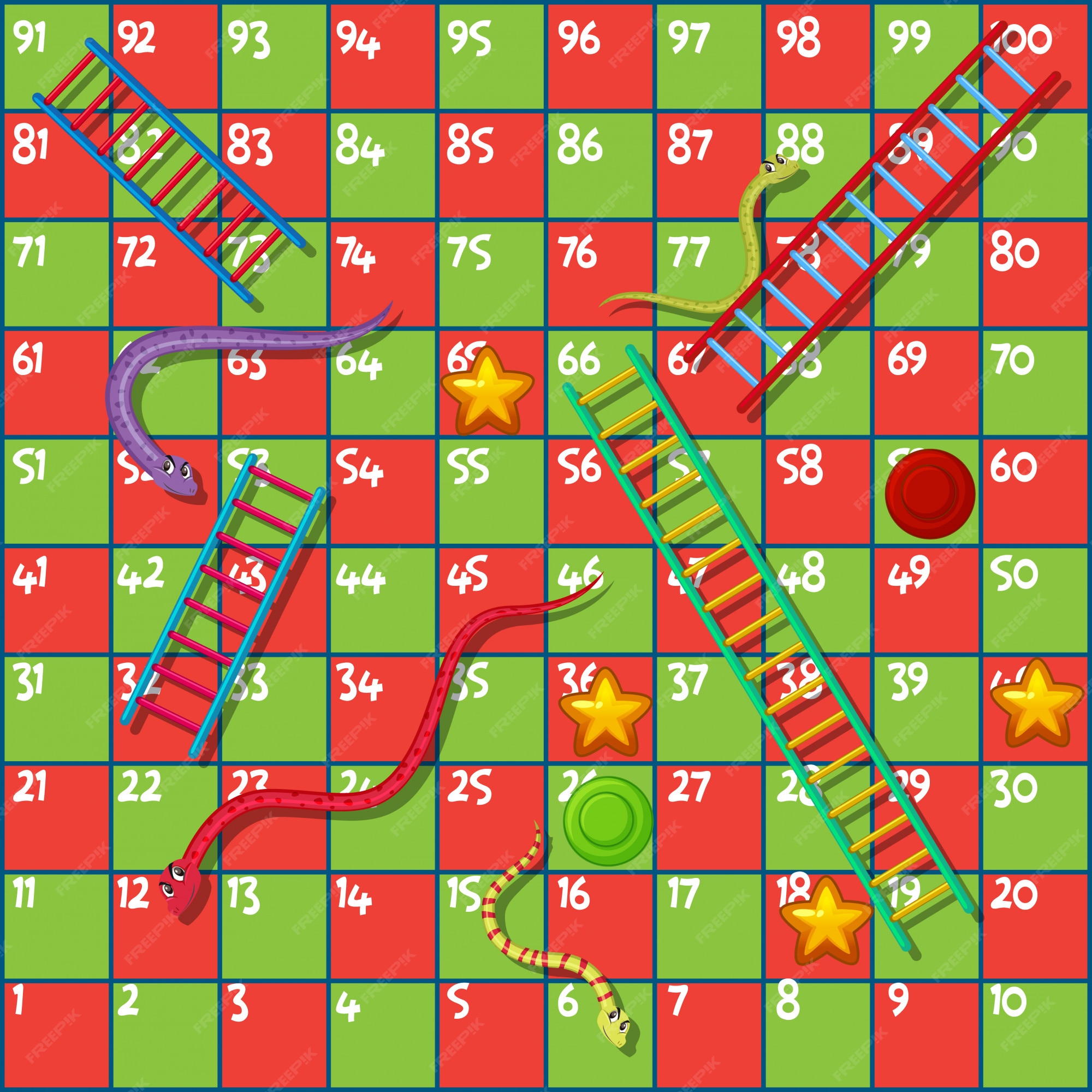 Jogue Grátis Snakes and Ladders