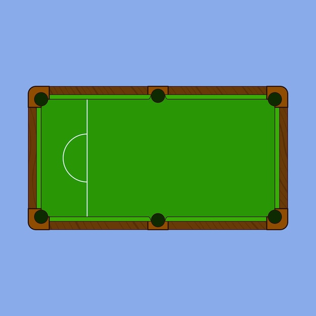 Vetor snooker bilhar bilhar mesa esportes icon de ilustração vector bilhar icon de mesa de bilhar