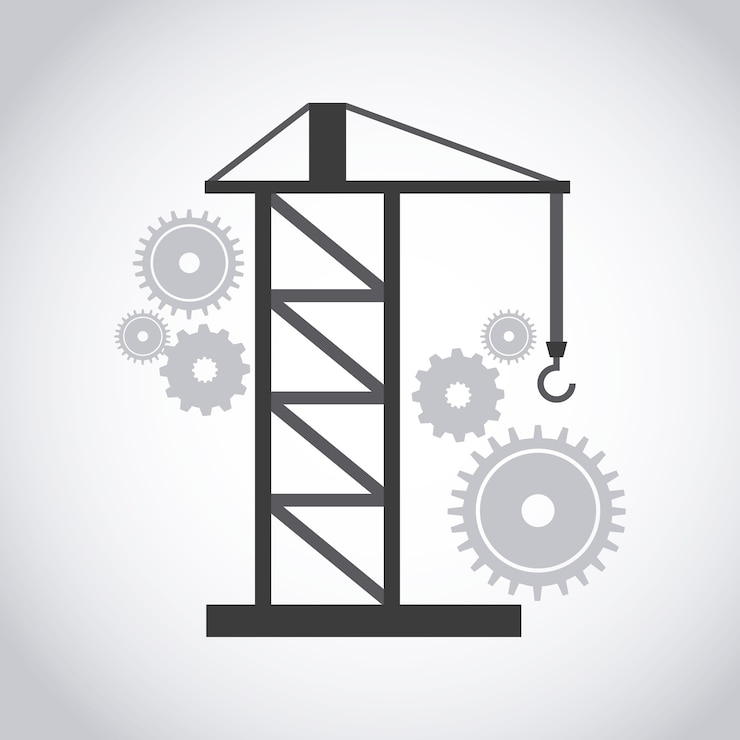 Vetor sob o projeto de construção, gráfico de vetor ilustração eps10