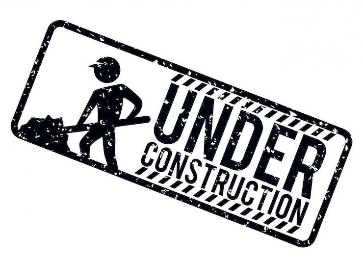 Vetor sob o projeto de construção.
