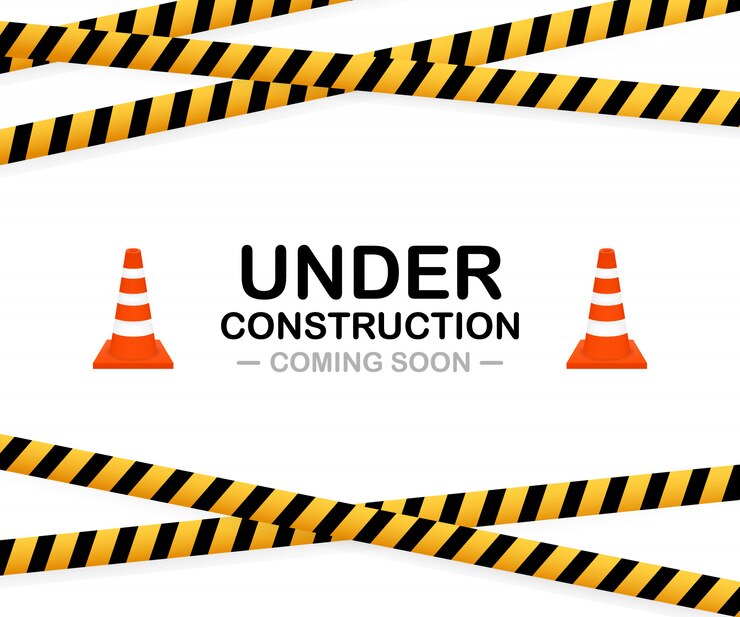 Sob signo de construção.