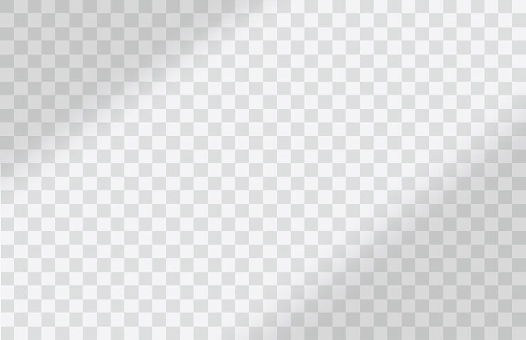 Vetor sobreposições de sombra em fundo transparente