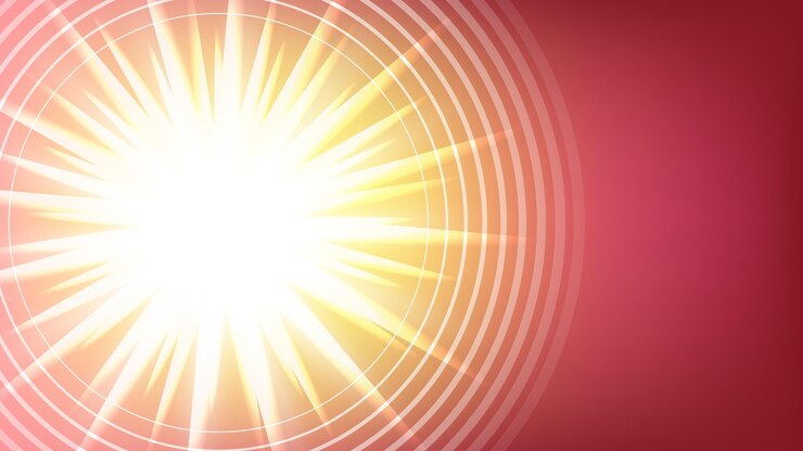 Vetor sol brilhando anuncie banner copie espaço vector