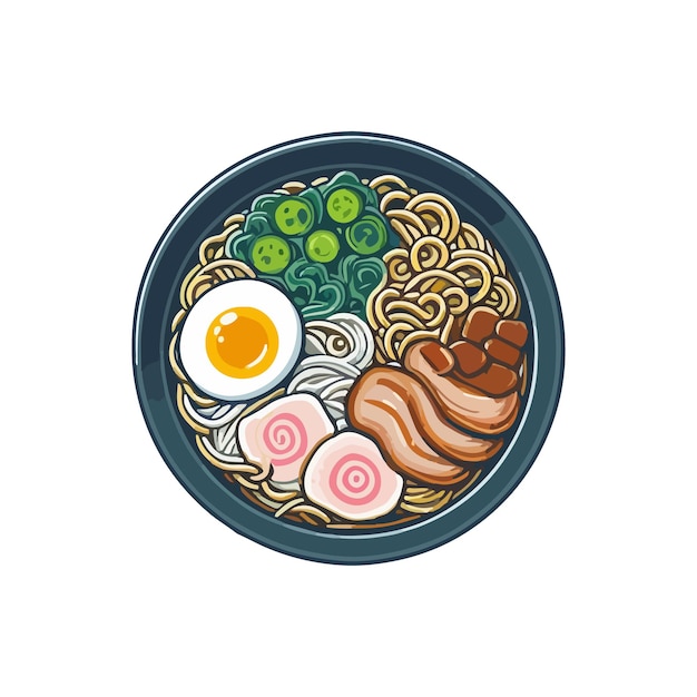 Vetor sopa de macarrão ramen ai imagem gerada