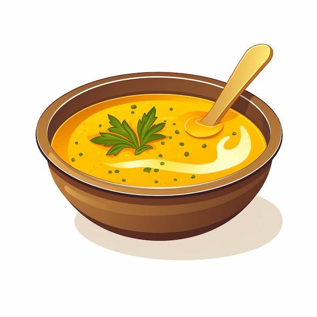 Vetor sopa refeição alimento vetor jantar vegetal almoço ilustração quente prato de cozinha prato r