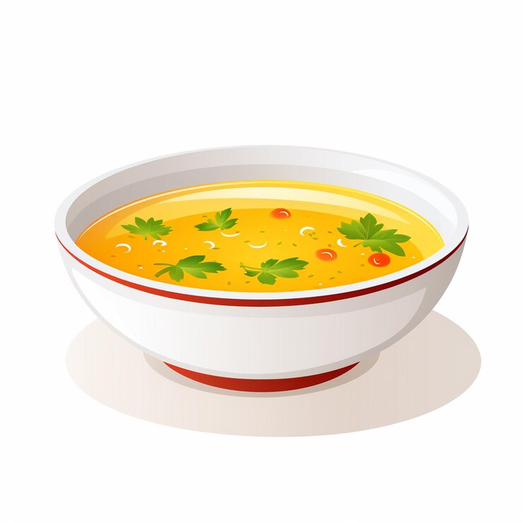 Vetor sopa refeição alimento vetor jantar vegetal almoço ilustração quente prato de cozinha prato r