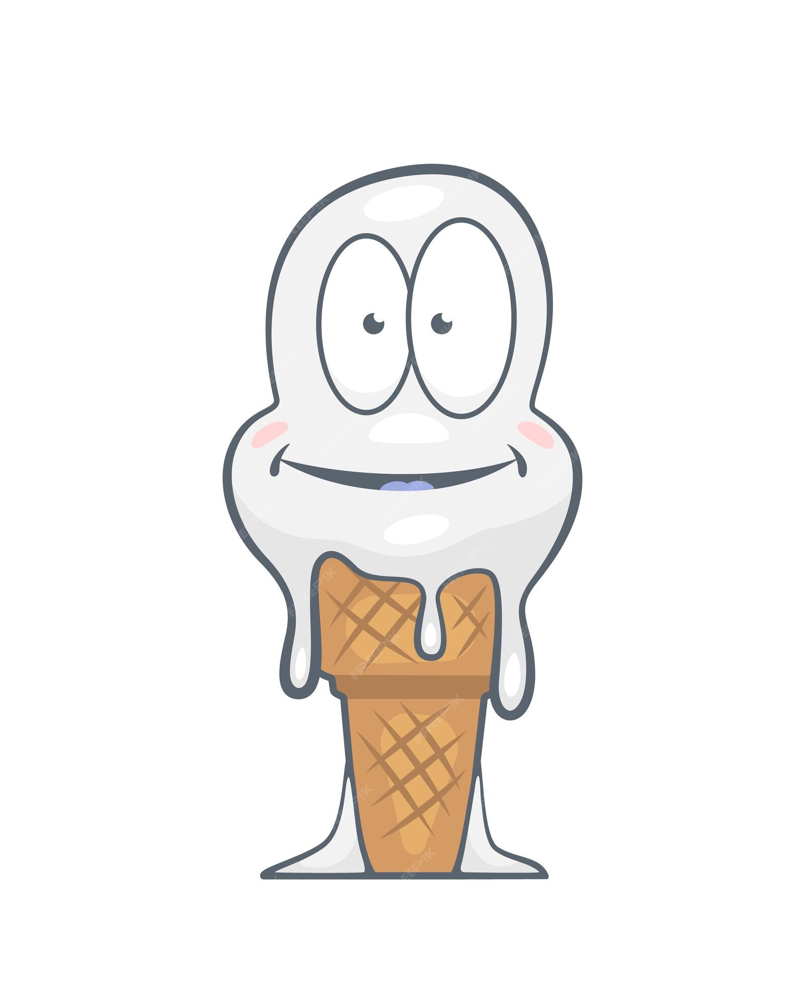 conjunto preto e branco de delicioso sorvete de baunilha e frutas em estilo  cartoon, milk-shake com canudo, ilustração vetorial em um fundo branco,  livro para colorir 8089017 Vetor no Vecteezy
