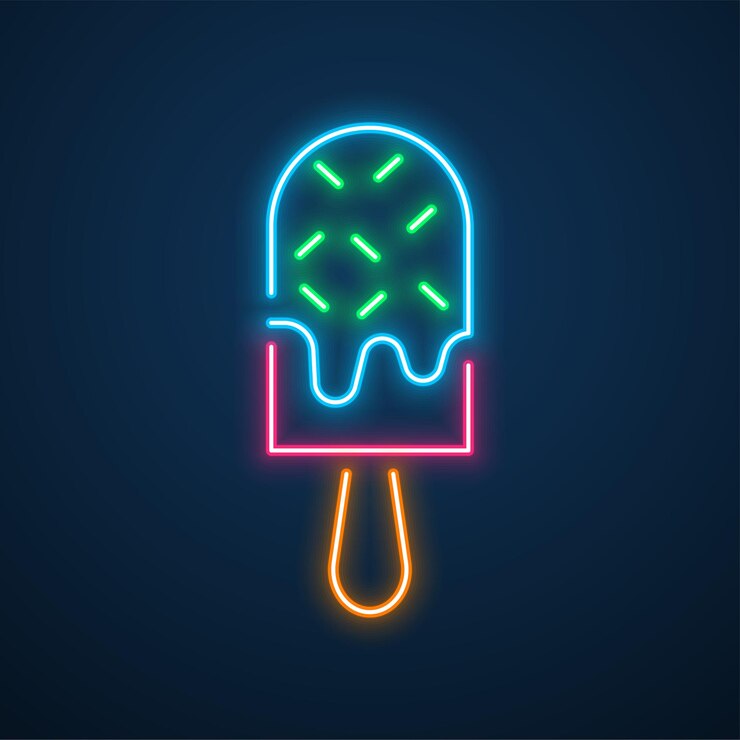 Sorvete neon light