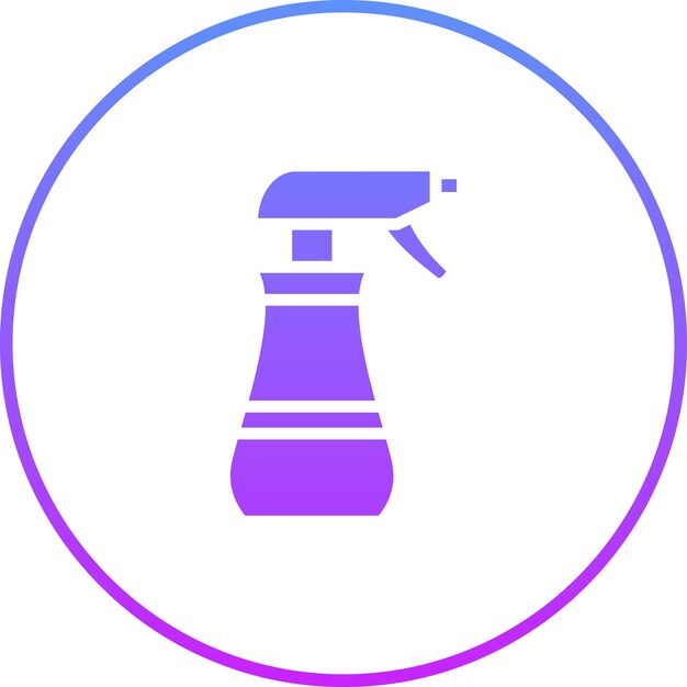 Vetor sparay bottle ilustração de ícone vetorial do conjunto de ícones de limpeza da casa
